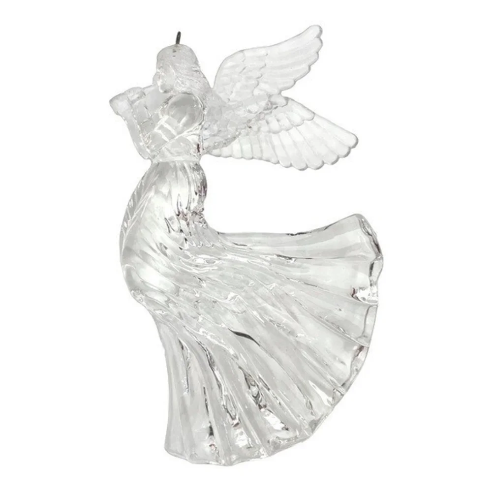 Vintage Clear Acrylic Musician Angel 6.5